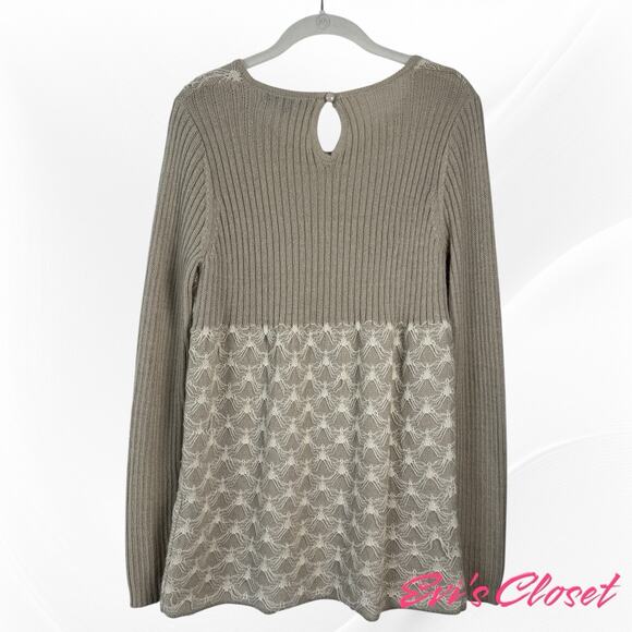 Contemporaine Woman's Sweater Beige Sz M - Picture 4 of 8